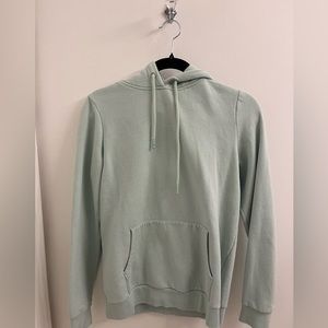 Mint-green hoodie